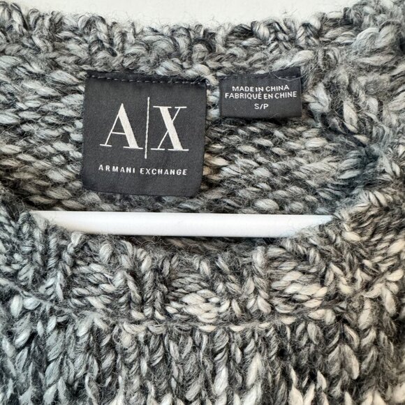 Armani Exchange Size Small (S) A|X Armani Exchange Women's Marled Knit Zip Detai - Picture 2 of 3